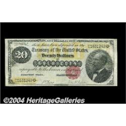 Fr. 1178 $20 1882 Gold Certificate Choice Very
