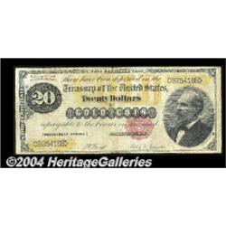 Fr. 1178 $20 1882 Gold Certificate Very