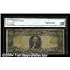 Image 1 : Fr. 1184 $20 1906 Gold Certificate CGA Very