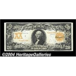 Fr. 1185 $20 1906 Gold Certificate Choice
