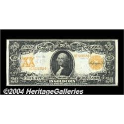 Fr. 1186 $20 1906 Gold Certificate Superb Gem
