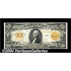 Fr. 1187 $20 1922 Gold Certificate Very Choice