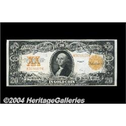 Fr. 1187 $20 1922 Gold Certificate Choice New.