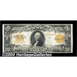 Fr. 1187 $20 1922 Gold Certificate Choice