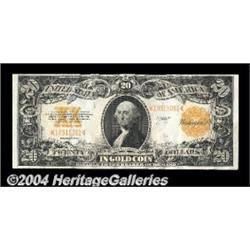 Fr. 1187 $20 1922 Gold Certificate Choice
