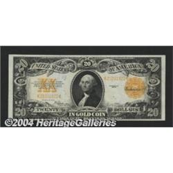 Fr. 1187 $20 1922 Gold Certificate Choice