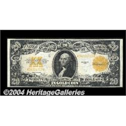 Fr. 1187 $20 1922 Gold Certificate Extremely