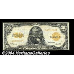 Fr. 1200 $50 1922 Gold Certificate Fine-Very