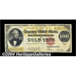 Fr. 1215 $100 1922 Gold Certificate Fine-Very
