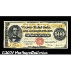 Fr. 1217 $500 1922 Gold Certificate Extremely