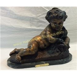 Nude Boy By Moreau. Bronze
