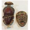 Image 1 : 2 Hand Carved Faces