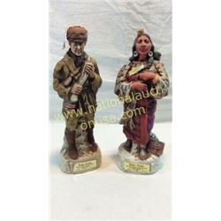 2 Lewis And Clark Whiskey Bottles