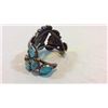 Image 5 : Silver And Turquoise Watch Cuff 1940's