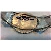 Image 4 : Silver & White Buffalo Turquoise Cuff Signed