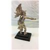 Image 5 : Silver Mexican Warrior Statue. Signed