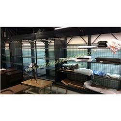 Heavy Duty Lighted Display Shelving