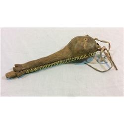 Buffalo Scrotum Dance Rattle 19th Century