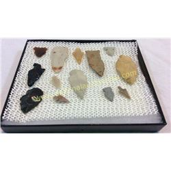 Collection Of Native American Arrowheads