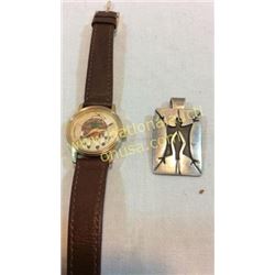 Watch And Sterling Pendent