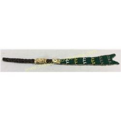 Sioux Beaded Watch Fob With Bone Horse Button