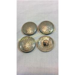 Silver Plate Concho Buttons