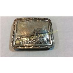 Silver Buckle By L Blackgoat Navajo