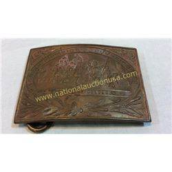 Landing of Columbus Souvenir Belt Buckle 1492-1892