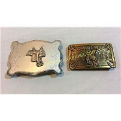 2 Vintage Western Belt Buckle