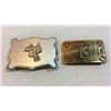 Image 1 : 2 Vintage Western Belt Buckle