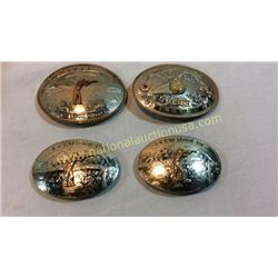 Collection Of Shooting Champion Belt Buckles