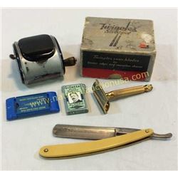 Collection Of Vintage Shaving Items