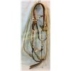 Image 1 : Leather And Rawhide Bridle With Rawhide Romal
