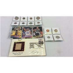 Stamp Cards And Coins