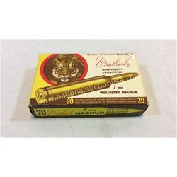 Full Box Weatherby 7mm Shells