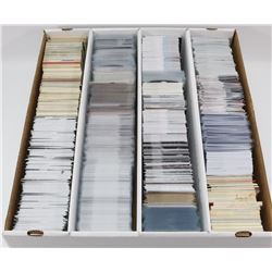 BOX OF ROUGHLY 3000 VARIOUS YEARS HOCKEY CARDS