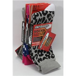 3 PACK OF LADIES HEATWAVE SOCKS