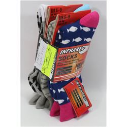 3 PACK OF LADIES HEATWAVE SOCKS