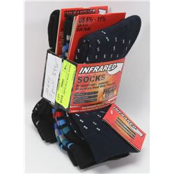 3 PACK OF MENS HEAT WAVE  SOCKS