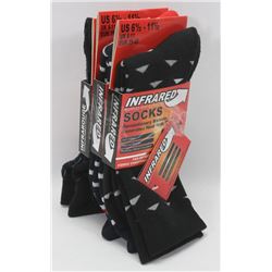 3 PACK OF MENS HEAT WAVE  SOCKS