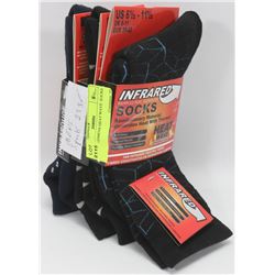 3 PACK OF MENS HEAT WAVE  SOCKS