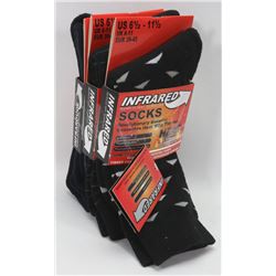 3 PACK OF MENS HEAT WAVE  SOCKS