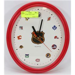 VINTAGE NHL WALL CLOCK