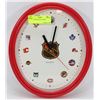 Image 1 : VINTAGE NHL WALL CLOCK