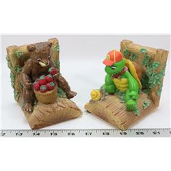 SET OF FRANKLIN THE TURTLE BOOK ENDS