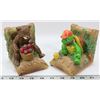 Image 1 : SET OF FRANKLIN THE TURTLE BOOK ENDS