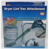 Image 1 : NEW DRYER LINT VAC ATTACHMENT, FITS ANY VACUUM