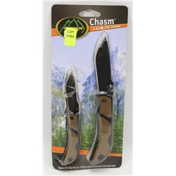 2PC CHASM KNIFE SET