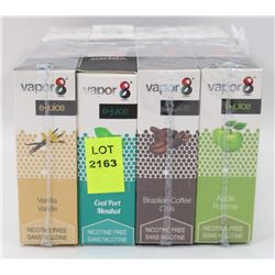 LOT OF 24 JARS OF 10MIL NICOTINE FREE FLAVOUR JUICE
