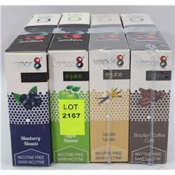 LOT OF 24 JARS OF 10MIL NICOTINE FREE FLAVOUR JUICE